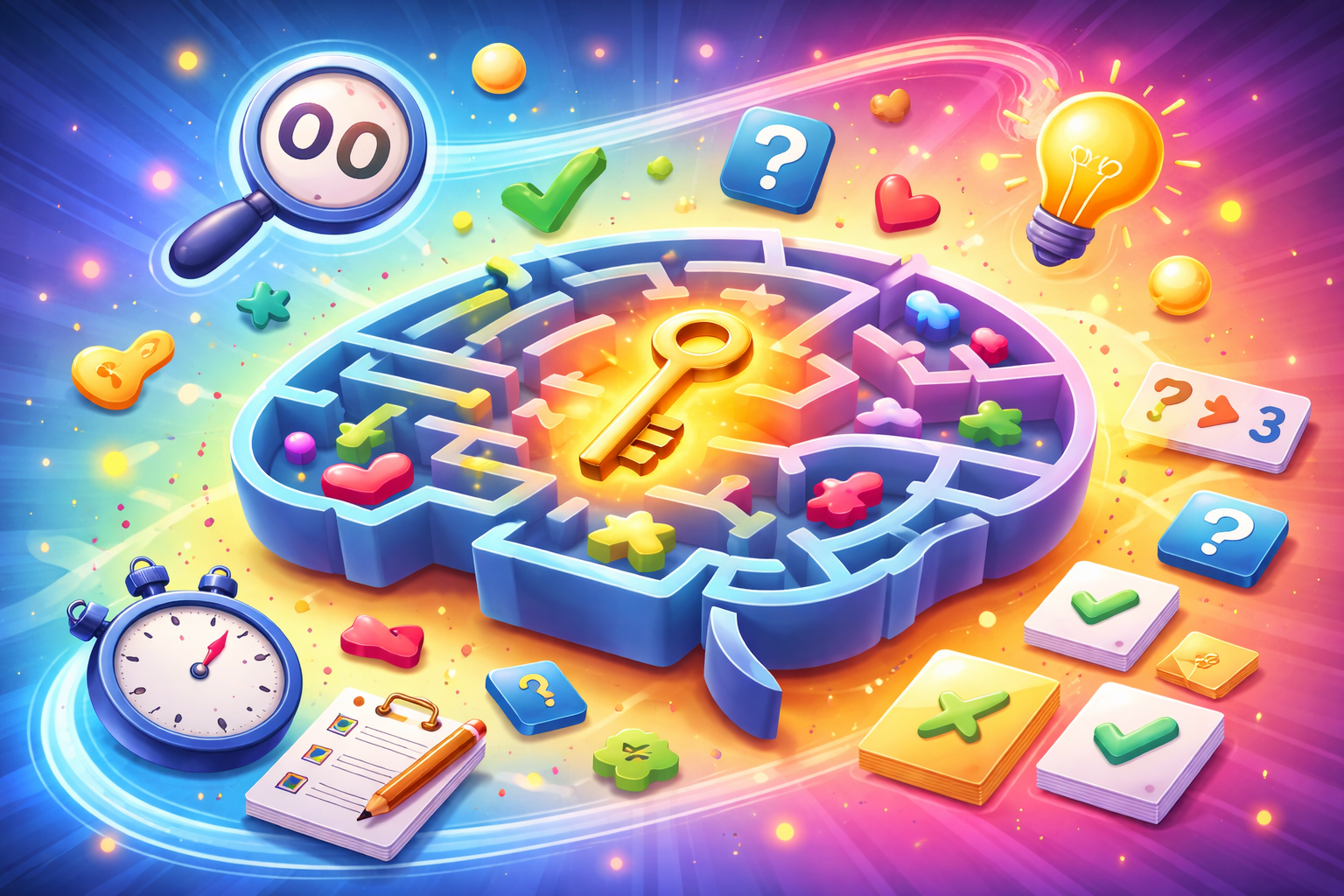 Fokus-Labyrinth: Minispiele für Aufmerksamkeit und Präzision